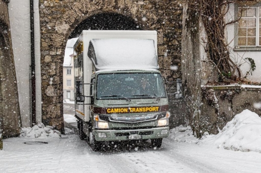 Grüezi eCanter! FUSO e-Lkw nun auch in der Schweiz im City-Einsatz