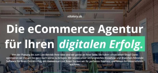 eBakery: Als Shopify Agentur Deutschland-weit tätig