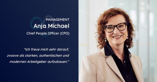 Chief People Officer: Anja Michael verstärkt das Management der zvoove Group