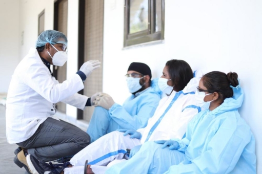 200.000 Schutzmasken für Indien