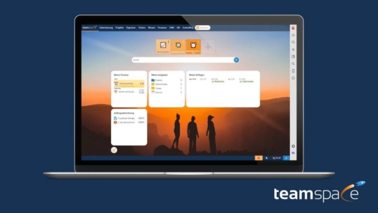 Die neue Unternehmenssoftware „teamspace“ ist gestartet
