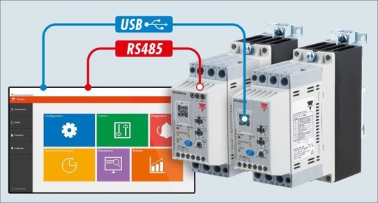 Carlo Gavazzi präsentiert kompakte Softstarter mit Kommunikationsschnittstelle