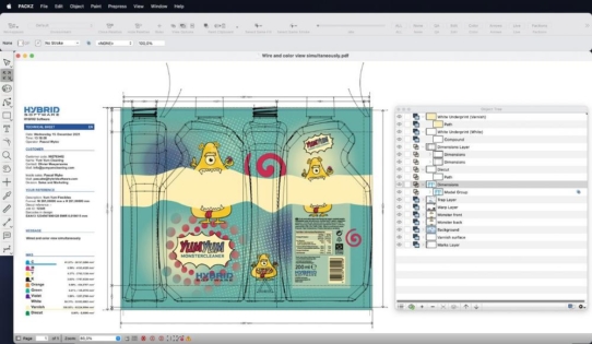 HYBRID Software veröffentlicht die Version 7.5 des PACKZ  PDF Editors für Etiketten und Verpackungen