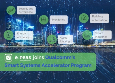 Smart Cities Accelerator Programm für Kommunen von Qualcomm - e-peas steigt mit ein