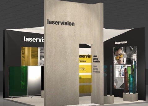 Laservision mit virtuellem Messestand zur LASYS