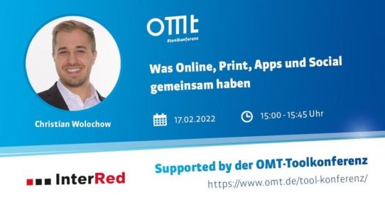 Fachvortrag auf der OMT-Toolkonferenz: Was Online, Print, Apps und Social gemeinsam haben