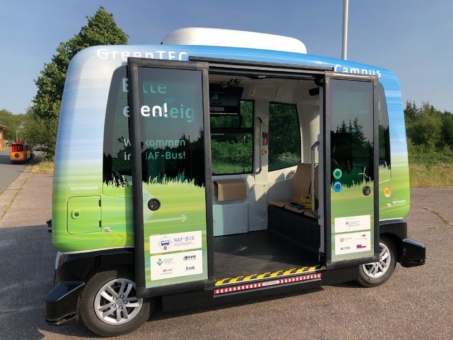 Erster autonomer Bus kommt in Nordfriesland an