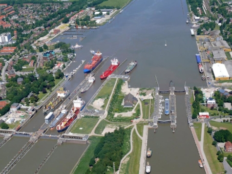 Erste Erfolge auf dem Weg zum digitalen Schleusenmanagement für den Nord-Ostsee-Kanal