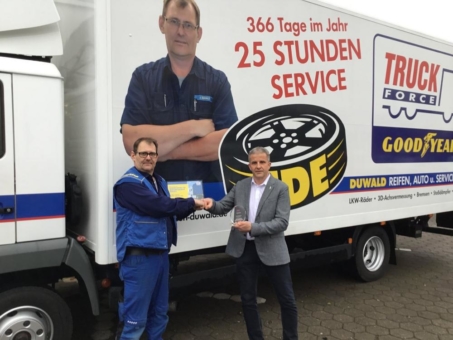 Goodyear kürt Gewinner seiner TruckForce Service Excellence Awards für viertes Quartal 2021