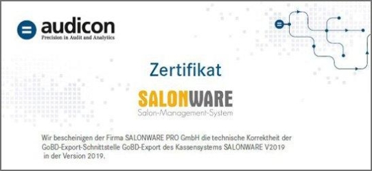 GoDB-Zertifizierung von SALONWARE