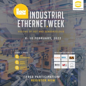 HARTING Industrial Ethernet Week: Visionen für IIoT und Sensor to cloud