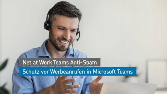 Net at Work Teams Anti-Spam schützt vor Werbeanrufen in Microsoft Teams