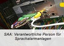 SAA: Verantwortliche Person nach DIN 14675 für Sprachalarmanlagen (TÜV) (Webinar | Online)