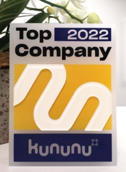 Kununu Auszeichnung zur "Top Company 2022" für Consulting4IT