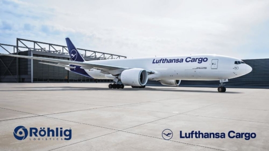 Lufthansa Cargo und Röhlig Logistics sind Partner beim Klimaschutz
