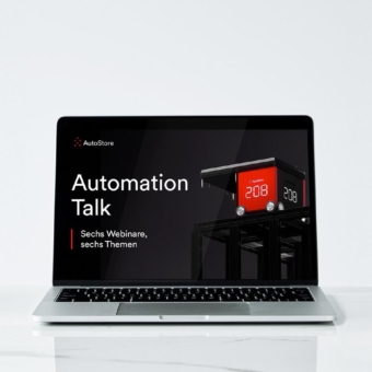 AutoStore Automation Talk: "Logistikautomation für Healthcare & Pharmaceuticals" (Webinar | Online)