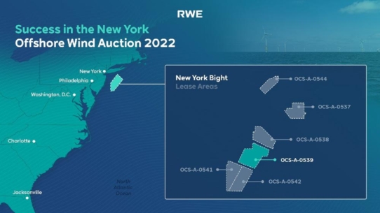 RWE in New Yorker Offshore-Windauktion erfolgreich