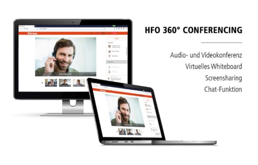 HFO 360° Conferencing: Als Team und mit Kunden im Home Office optimal zusammenarbeiten