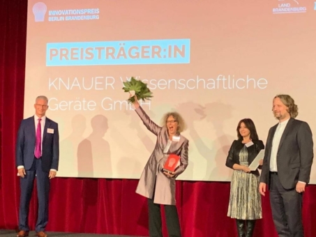 Mit kleinsten Teilchen zum Erfolg: KNAUER mit Innovationspreis Berlin Brandenburg ausgezeichnet