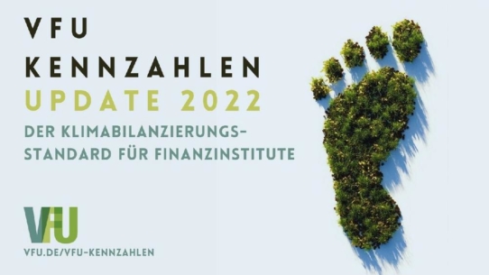 Update des VfU Kennzahlenstandards für Umwelt- und Klimabilanzierung in Finanzinstituten auf die Version 2022 1.0