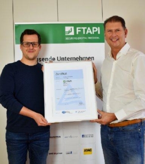 FTAPI erhält ISO 27001 Zertifikat von TÜV Rheinland