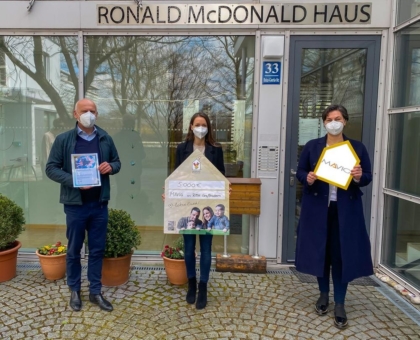 MAVIG unterstützt die beiden Ronald McDonald-Häuser in München