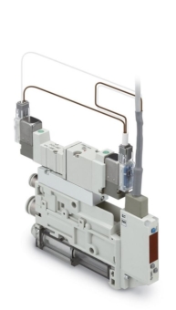 Kompakter Energiesparer: Neuer Vakuumerzeuger der Serie ZK2-A-X188 als Einzeleinheit oder der Serie ZK2-A-X211 für Mehrfachanschlussplatte