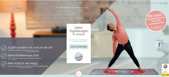 Deutsche Arzt AG entwickelt neuen online Yoga-Präventionskurs