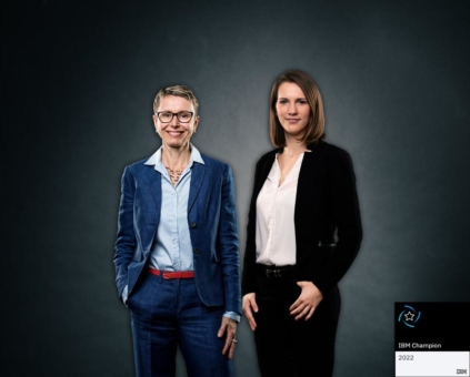 Heidi Schmidt und Ann-Kathrin Stückl von PKS werden IBM Champion