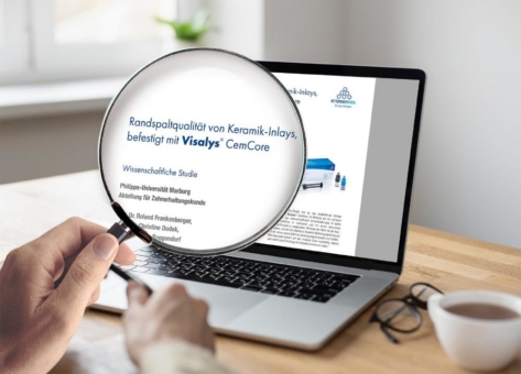 Visalys® CemCore ist vergleichbar mit dem Gold Standard bei der Randspaltqualität