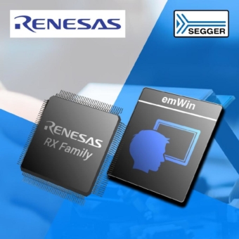 Renesas lizensiert emWin für alle RX-Mikrocontroller