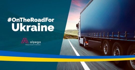 Die ALPEGA Group startet einen einzigartigen Transportservice für NGO's, um der Ukraine zu helfen: #OnTheRoadForUkraine