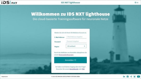 IDS NXT lighthouse: Intuitive KI-Trainingssoftware ohne Programmieren