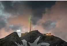 Blitzableiter in Schweizer Alpen: TRUMPF nimmt Super-Laser auf Berg Säntis in Betrieb