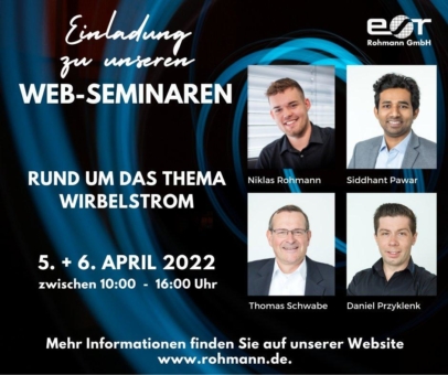 Rohmann Web-Seminar rund um das Thema Wirbelstrom