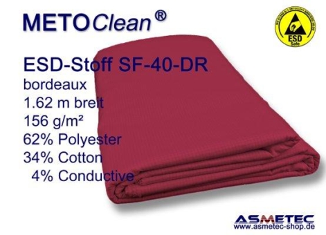 METOCLEAN ESD-Stoffe – Asmetec vertreibt unter Eigenmarke verschiedene Ausführungen und Farben