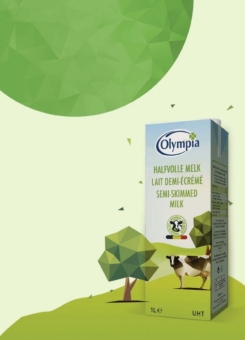 Olympia Dairy setzt mit SIGs Verpackungsmaterial SIGNATURE 100 ohne Aluminium-Barriereschicht neue Maßstäbe in Sachen Nachhaltigkeit
