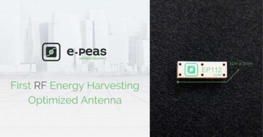 Innovativ - e-peas stellt die erste Energy Harvesting Antenne vor!