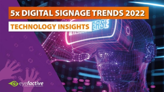 5 Digital Signage Trends, die Sie 2022 auf keinen Fall verpassen sollten