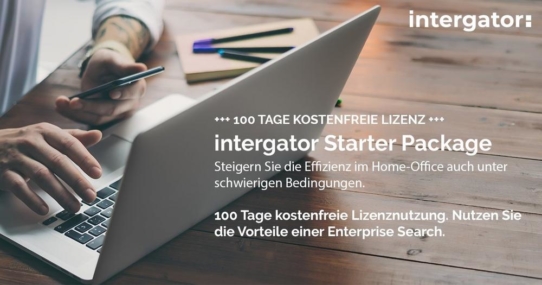 100 Tage lizenzkostenfreies intergator Starter-Package