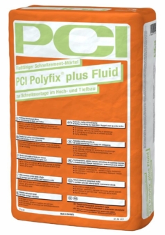 PCI Polyfix plus Fluid - der fließfähige Schnell-Zement-Mörtel für die Schnellmontage im Hoch- und Tiefbau
