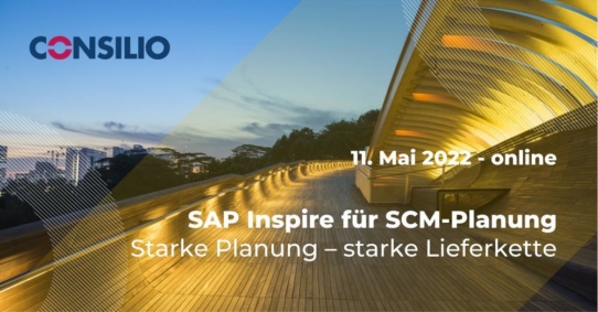 SAP INSPIRE FÜR SCM-PLANUNG 2022 (Konferenz | Online)