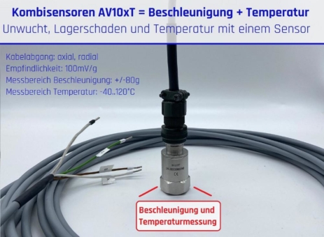 Beschleunigungssensoren mit integrierter Temperaturmessung