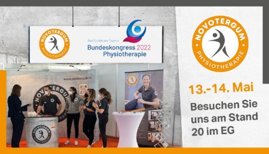 NOVOTERGUM auf dem Bundeskongress Physiotherapie 2022