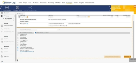 Levasoft und Solar-Log™  verschlanken den Ablauf von der Planung zur Anlagenkonfiguration
