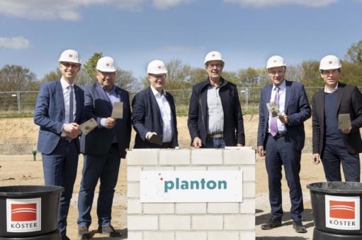 Planton GmbH - Grundsteinlegung für Labor-Neubau in Kiel