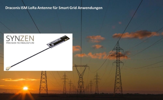 Für ISM + LoRa Applikationen: FPC-Antenne Draconis von Synzen