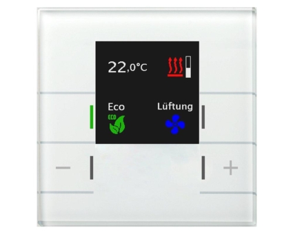 KNX Raumtemperaturregler mit Stil