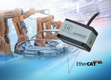 Performanter Laser-Sensor mit integrierter EtherCAT-Schnittstelle