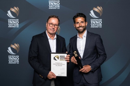 Blackstone gewinnt German Innovation Award 2022, «Wichtiger Meilenstein auf dem Weg zu flächendeckender Elektrifizierung»